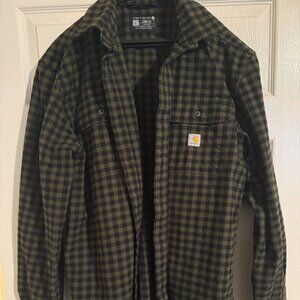 Men's Carhartt Flannel - size Large Tall